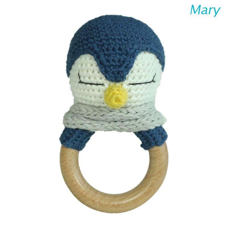 Mary Mainan Teether Bayi DIY Bahan Kayu