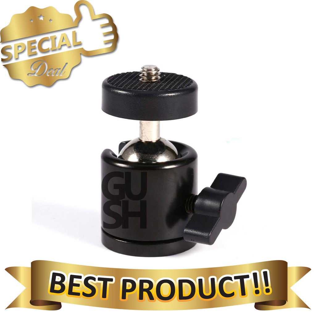 Mini Ball Head Tripod Kamera DSLR 360