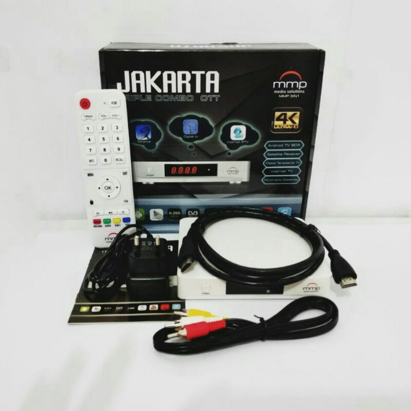 Set Top Box TV Digital DVB T2 COMBO + WIFI BUILT IN FREE KABEL HDMI