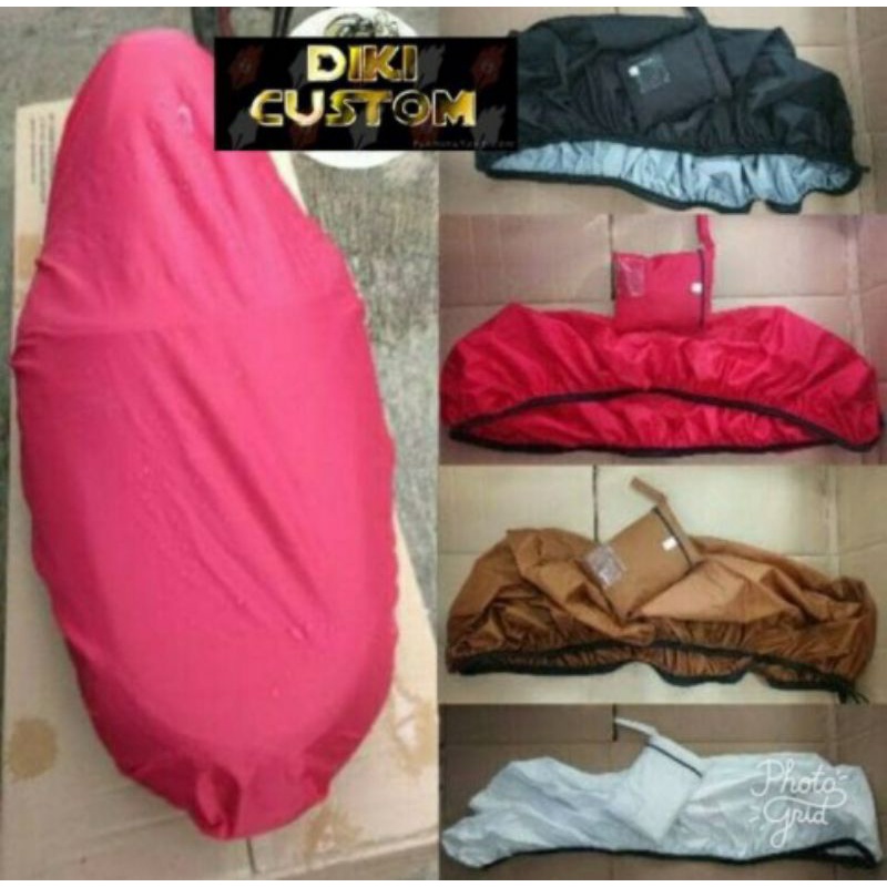 cover jok / sarung jok motor nmax, vespa, pcx, scoopy, vario, aerox