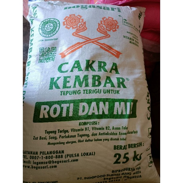 

Tepung Terigu Cakra Kembar 25kg