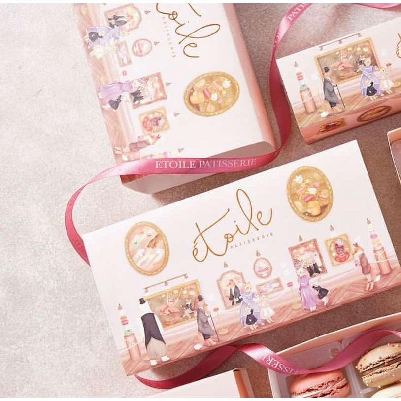 

Macarons Premium Ukuran Standard 6/12/18 pcs