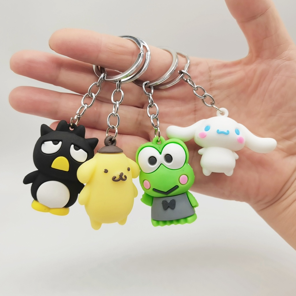 Gantungan Kunci Desain Kartun Sanrio My melody Badtz Cinnamoroll HelloKittys Untuk Pasangan