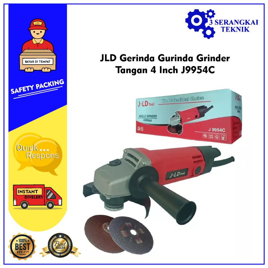 Paket Mesin Las Morris 120A - Bor Jld j10-3 10mm - Gerinda Jld J9954c