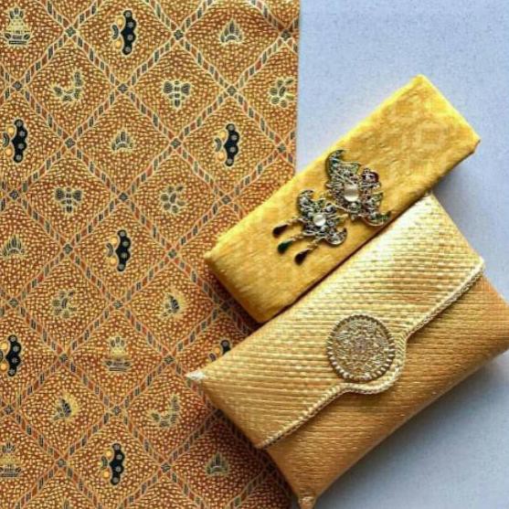 Star Seller» Kain jarik prada emas full motif sidomukti mantenan nikahan seserahan mewah cantik pri