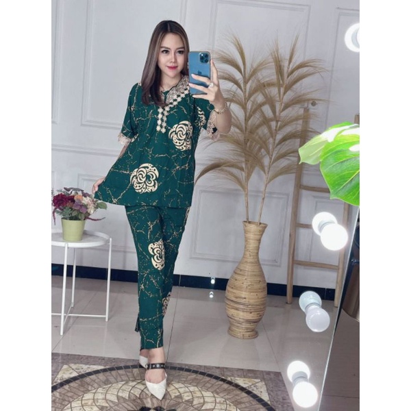 daster cp renda||daster viral ld110 panjang celana 95