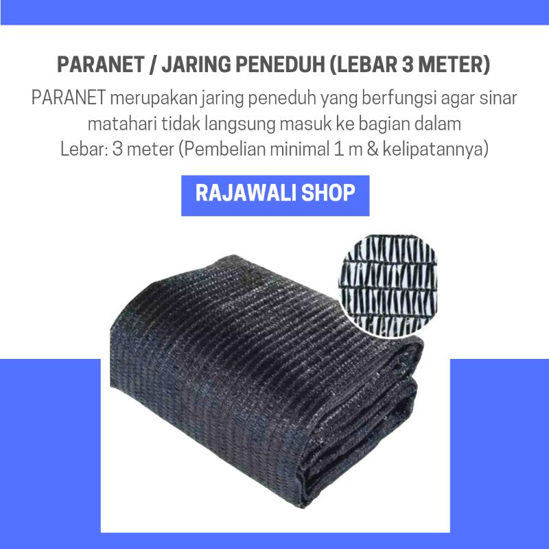 PARANET ANGGREK SUPER TEBAL / JARING PENEDUH (LEBAR 3 METER)