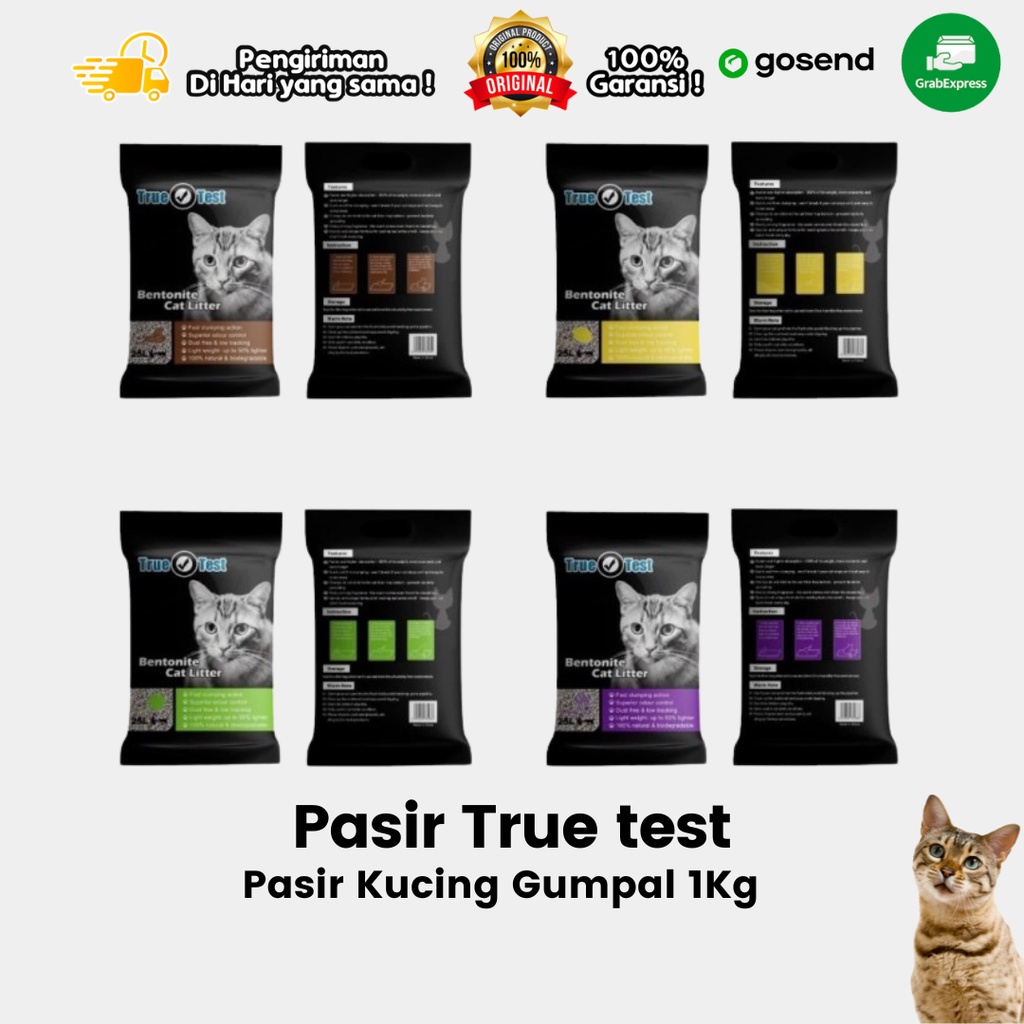 Pasir Kucing Gumpal True Test 1 Kg