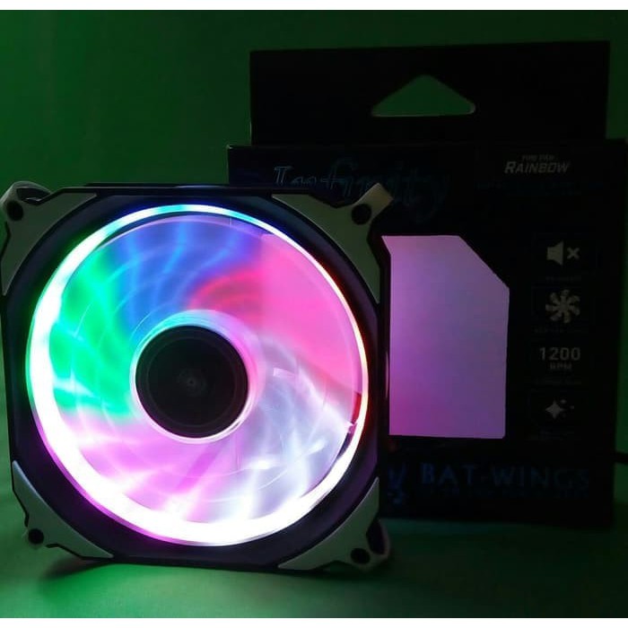 FAN CASING INFINITY RAINBOW - 12CM