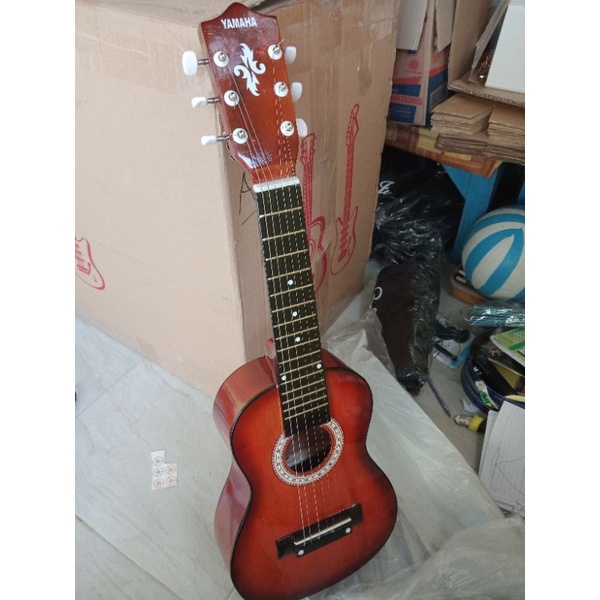 Gitar senar6 string/Gitar murah/Guitalele senar6nilon murah/Gitarlele  Bonus pick