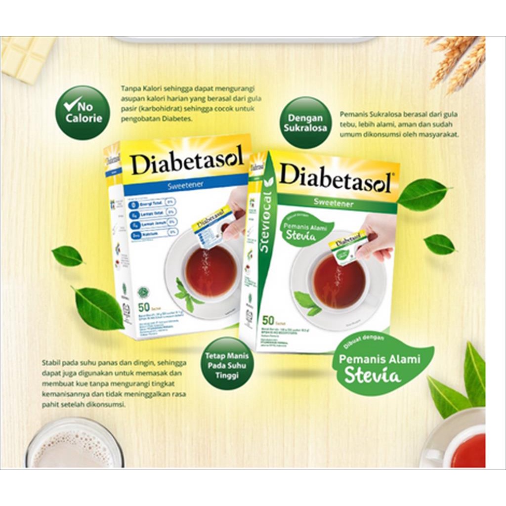 DIABETASOL SWEETENER 100S