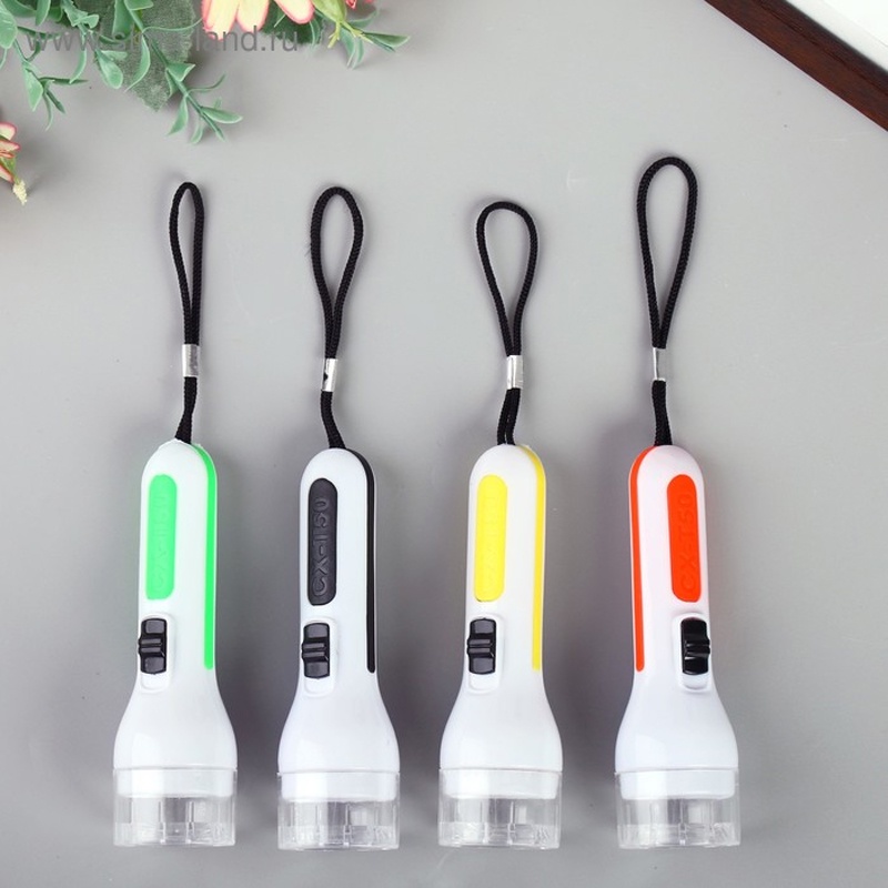 G024 | Gantungan Kunci Senter Besar Putih LED / Gantungan Tas Kunci Motor Mobil Camping