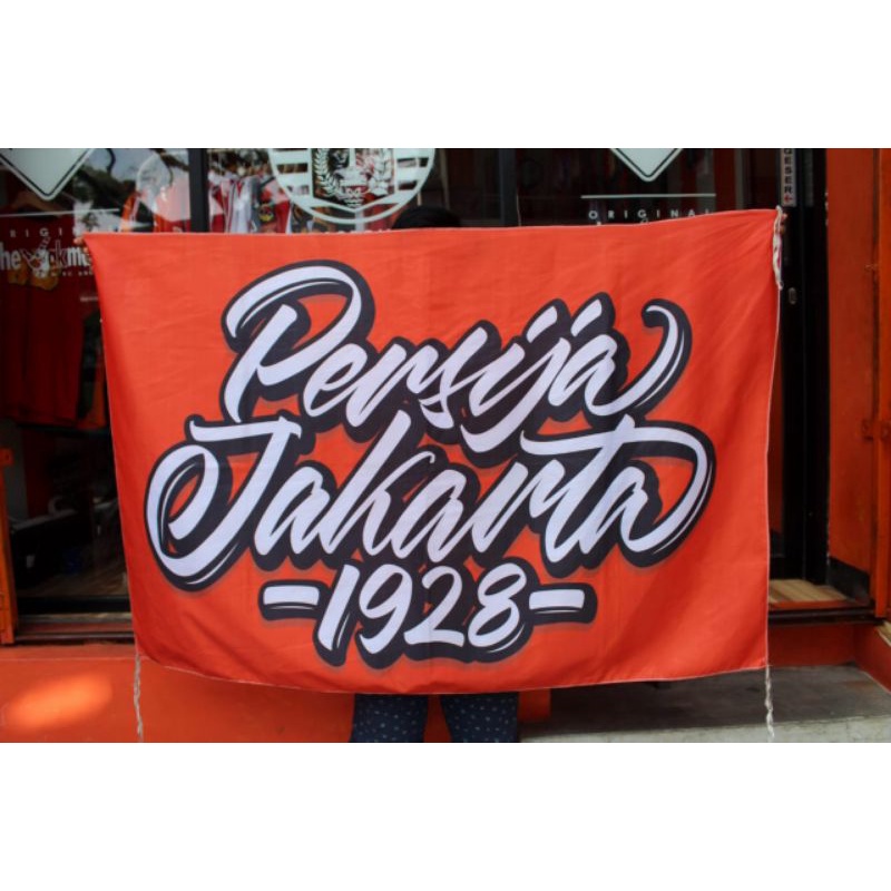 Mini Flag PERSIJA JAKARTA 1928 (Size: 100cm x 150cm)