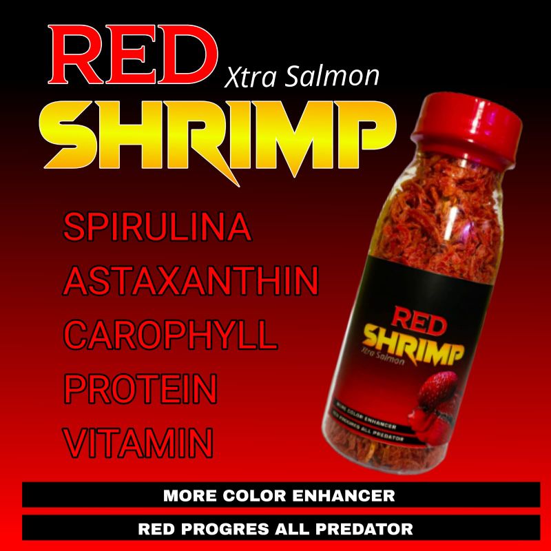 Red Shrimp Udang Kering Kemasan Botol 100 mm