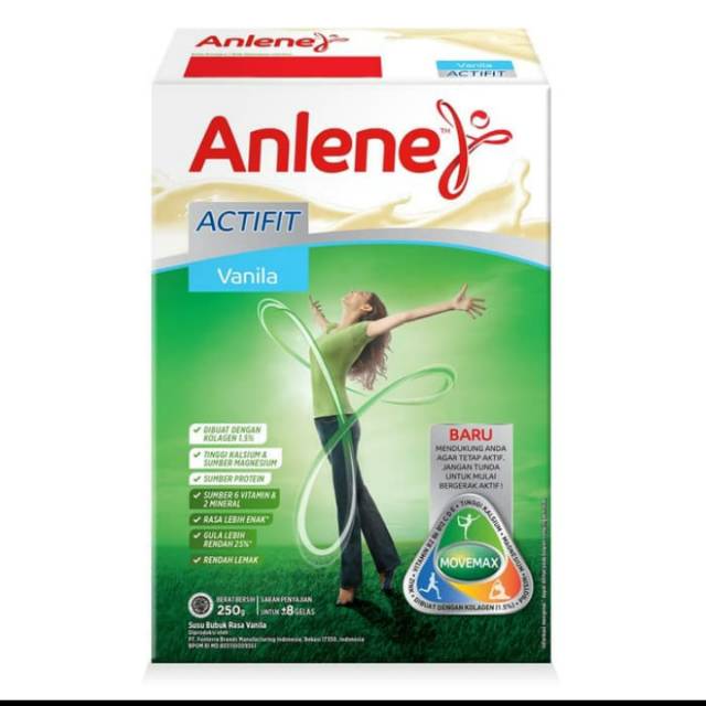 

Anlene actifit vanilla 250 gr