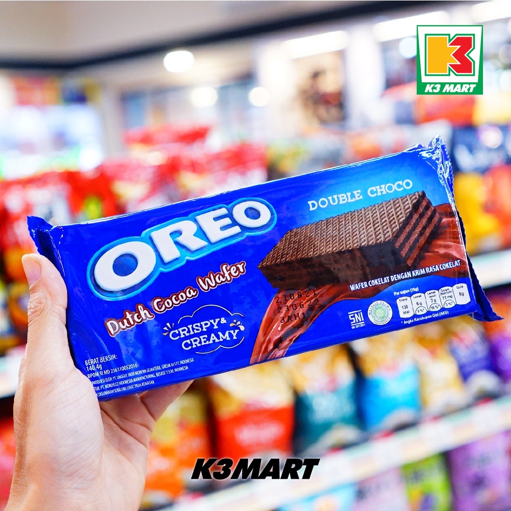 

Oreo Dutch Cocoa Wafer Double Choco 140,4gr