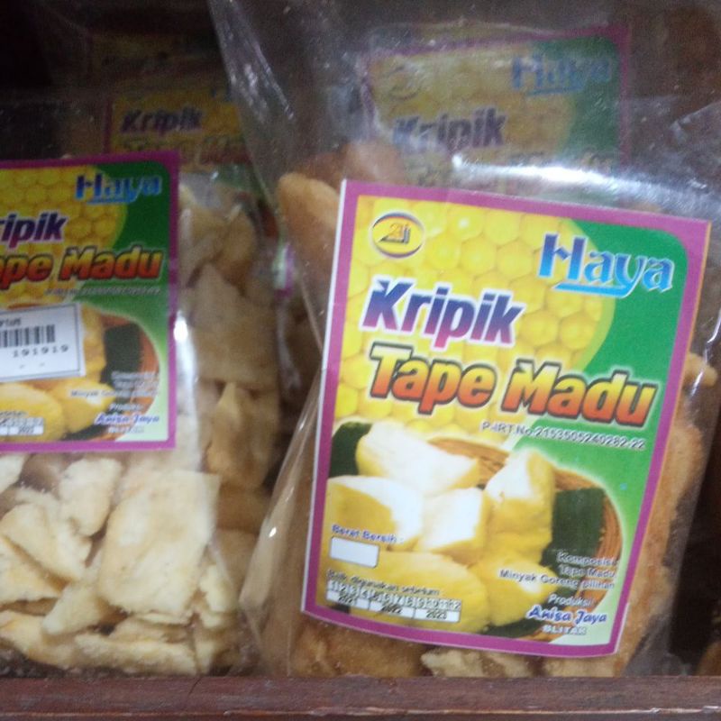 

Keripik Kripik Tape Madu Haya Khas Blitar