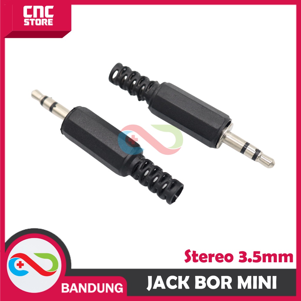 AUDIO JACK STEREO 3.5MM MALE SOCKET CONNECTOR AUDIO KIRI KANAN GND