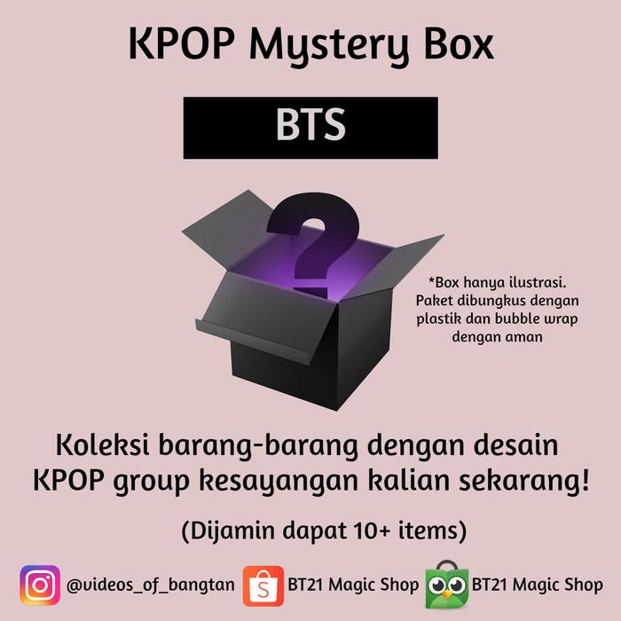

NEW KPOP Mystery Box (Lucky Box BTS NCT TXT BLACKPINK EXO TWICE etc) - BTS