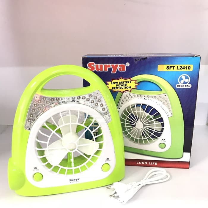 Surya Lampu Emergency + Kipas SFT L 2410