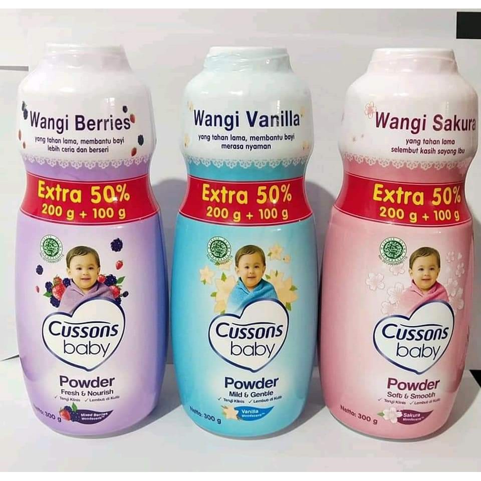 CUSSONS POWDER/BEDAK CUSSONS/BEDAK BAYI CUSSONS 300GR