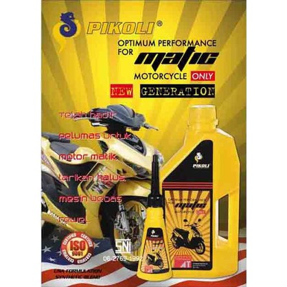 Oli Matik Pikoli Matic Synthetic Blend 800ml atau 1L