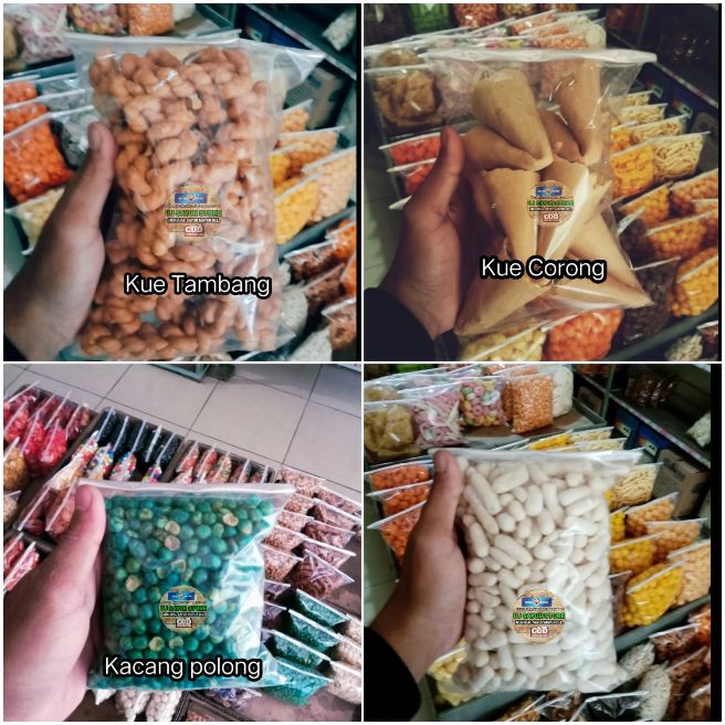 

Paket Cemilan Murah Isi 4 varian snack kue kering