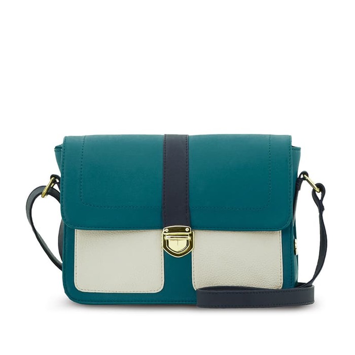 tas selempang alvarez T3113T3  hijau tosca original sophie paris