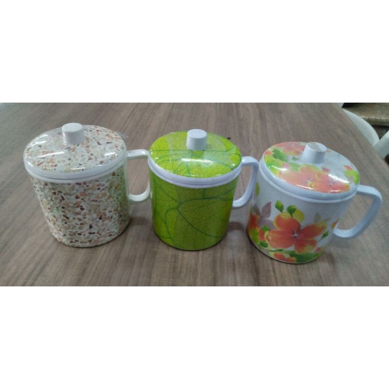 VANDA MUG TUTUP 326-4/CANGKIR TUTUP /MUG TUTUP MELAMIN