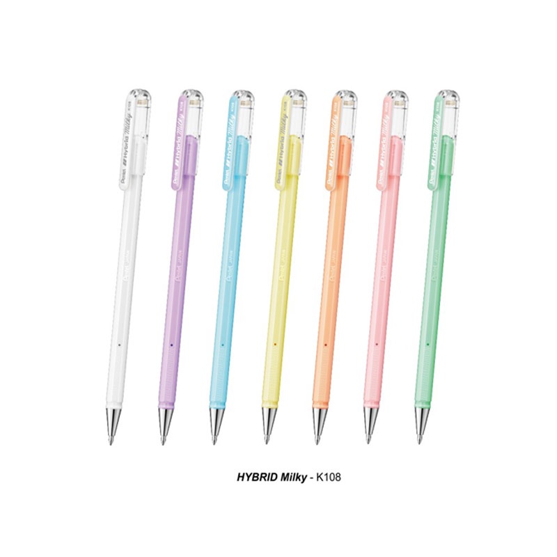 

Pentel Hybrid Milky Pastel Gel Pen K108