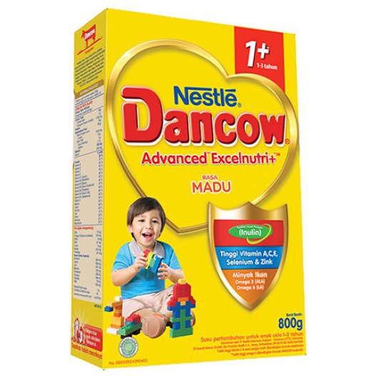 SUSU DANCOW 1+, 3+, 5+ MADU dan VANILA 800gr/1KG