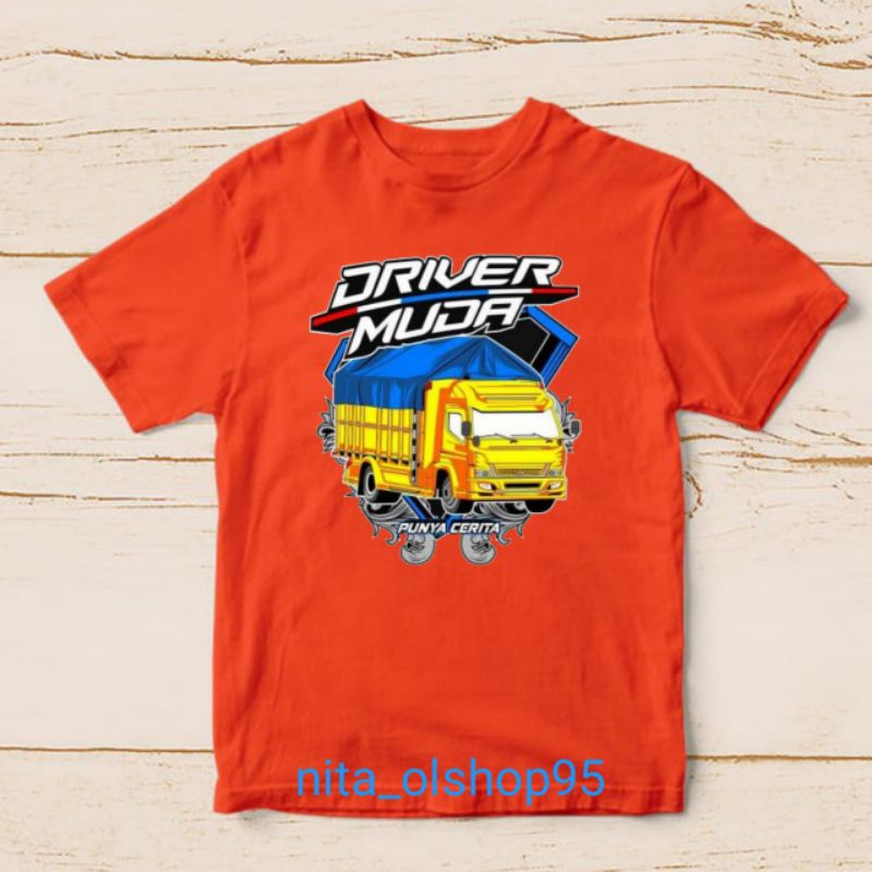 baju anak truk mobil oleng kaos anak terlaris