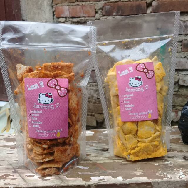 

Cemilan basreng aneka rasa