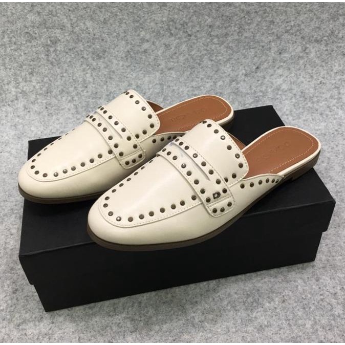 COACH Stassi Signature Jacquard Slides Loafer sepatu ORI FO ORIGINAL Termurah