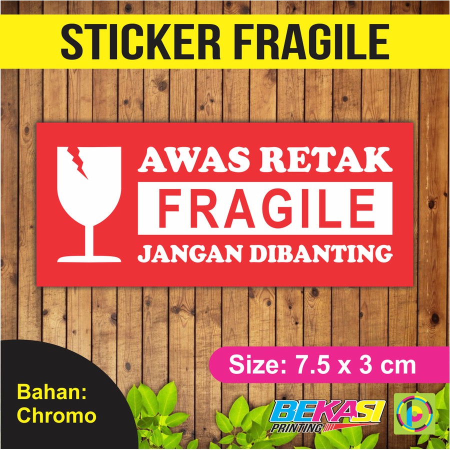

GROSIR Sticker Awas Retak Fragile Jangan Dibanting Antiluntur Ukuran 3 x 7.5 cm1 LEMBAR ISI 28 PCS