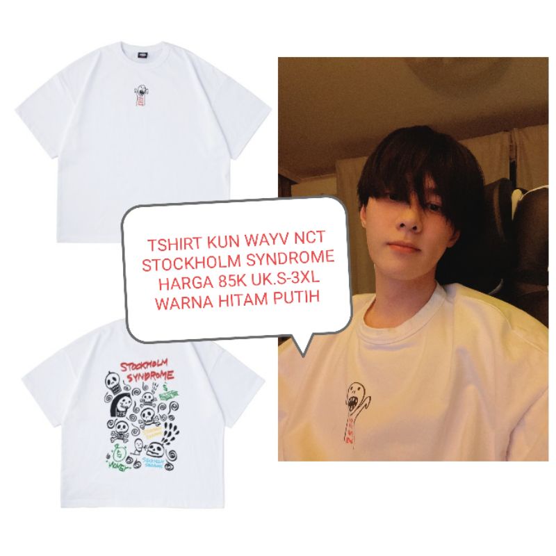 KAOS TSHIRT KUN WAYV NCT STOCKHOLM SYNDROME