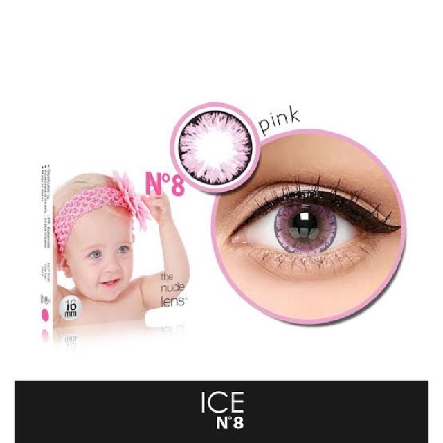 ICE N8 Softlens Big Eyes dia 16mm minus dan normal