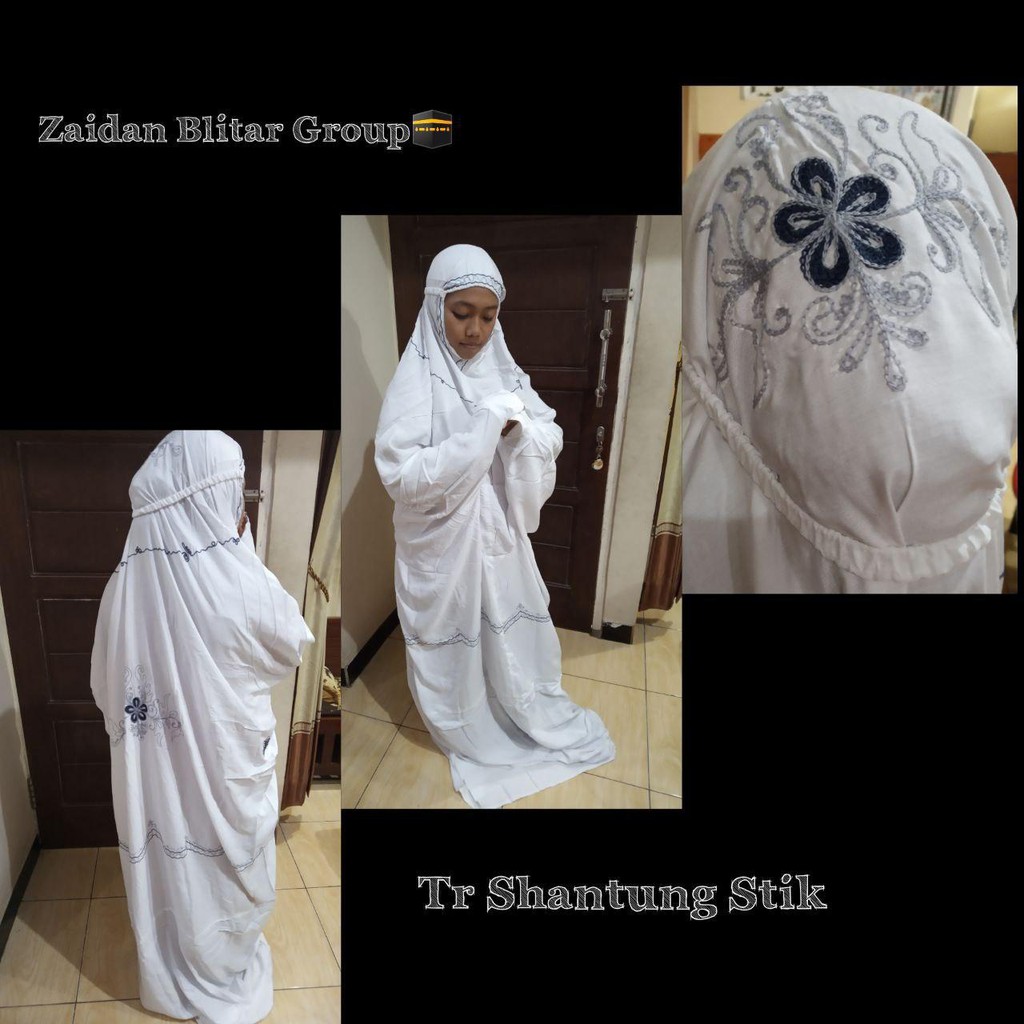 Mukena Terusan Dewasa Shantung Stik - Rukuh Mahar Kado Hantaran Parcel Seserahan Zaidan Mall