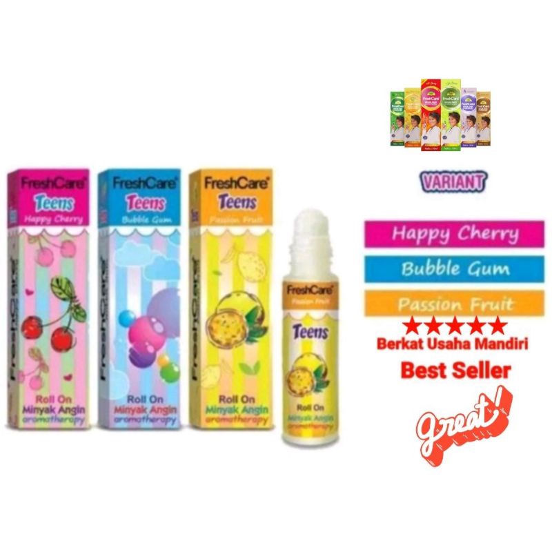 Fresh Care Teens Roll On Aromatherapy Garansi 100% Ori