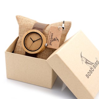  Jam  Tangan Kayu  Bobo Bird Wooden Watch Original Bamboo 