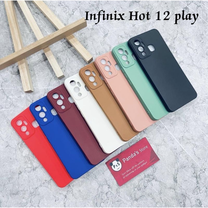 Softcase Pro Camera Infinix Hot 12 Play Candy Case Full Color 3D Silikon TPU