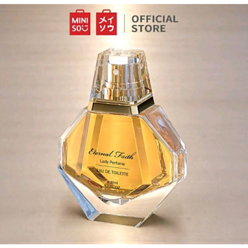 HarumTerus- miniso parfum sparkle perfume violet gem 10ml & parfum eternal faith 50ml