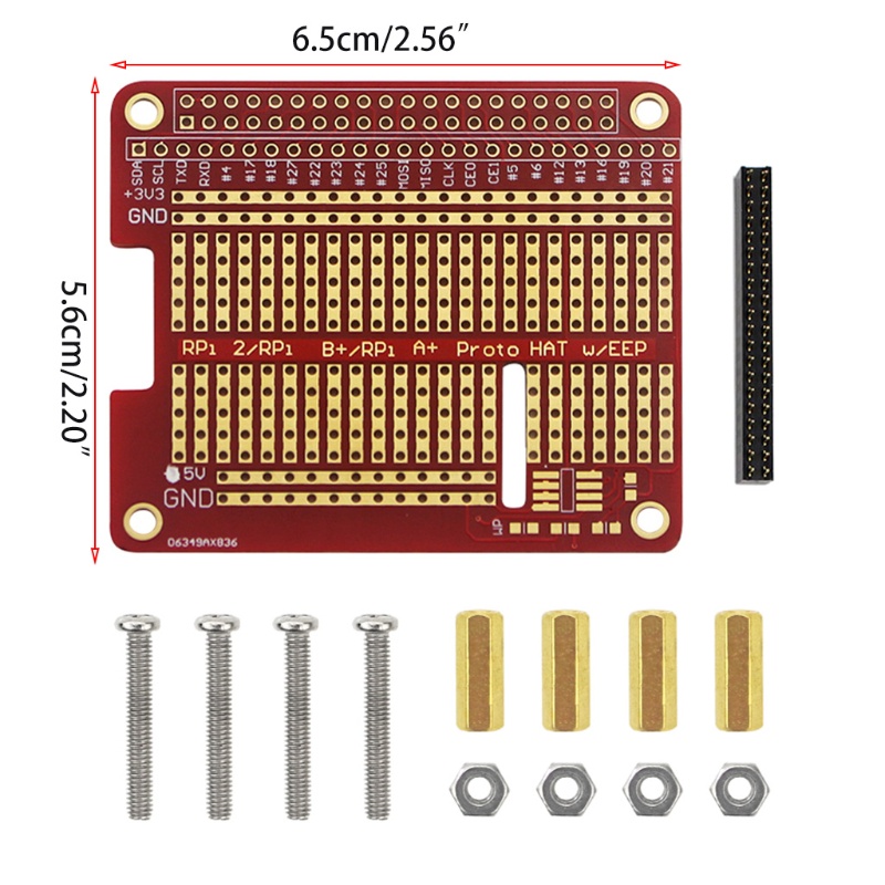 Aksesoris Papan Ekstensi btsg Raspberry Pi Prototype Board GPIO Expansion Plate