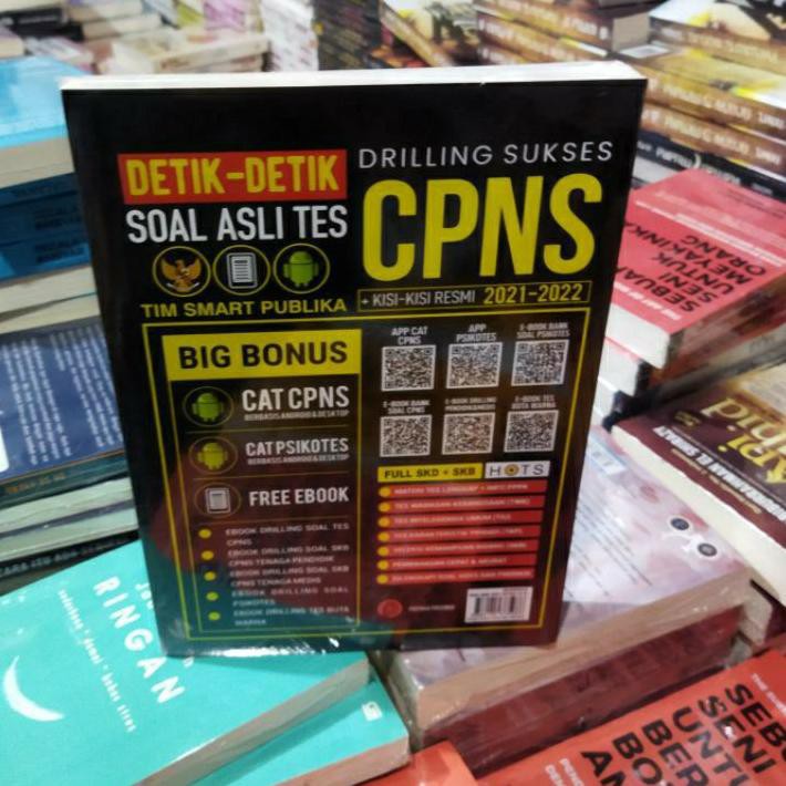 READY!! BUKU CPNS DETIK DETIK DRILLING SUKSES SOAL ASLI TES CPNS KISI KISI RESMI 2021-2022 \u6770