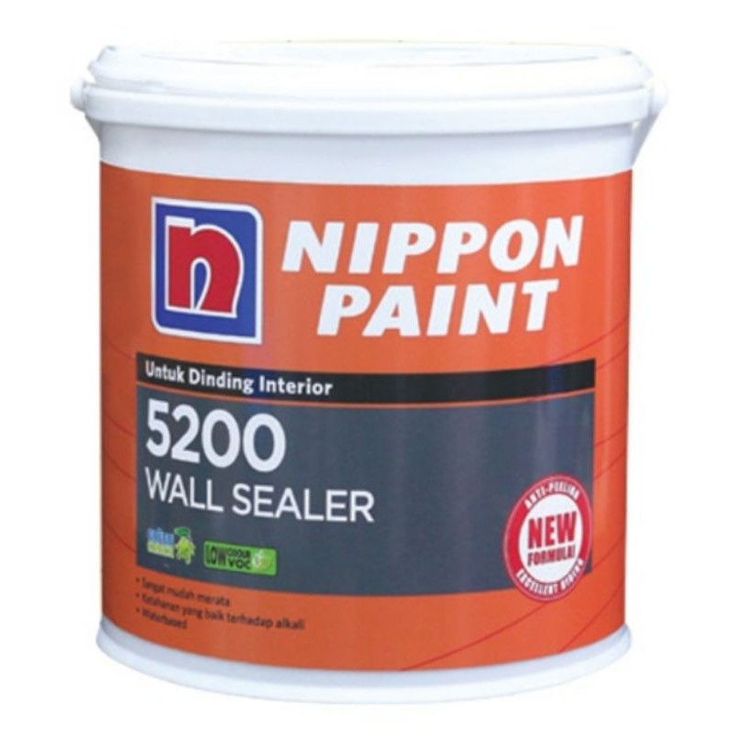 Cat dasar Nippon Paint 20 kg wall sealer 5200 / tembok dinding interior dalam ruangan 25 kg