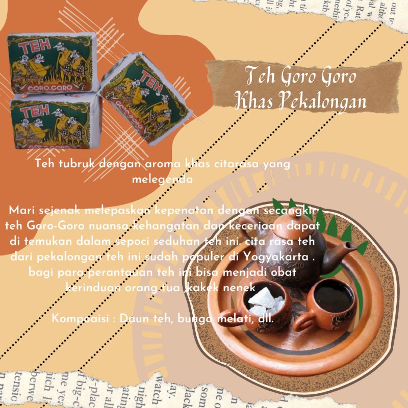 

Teh Goro Goro Khas Pekalongan (1 pack isi 5)