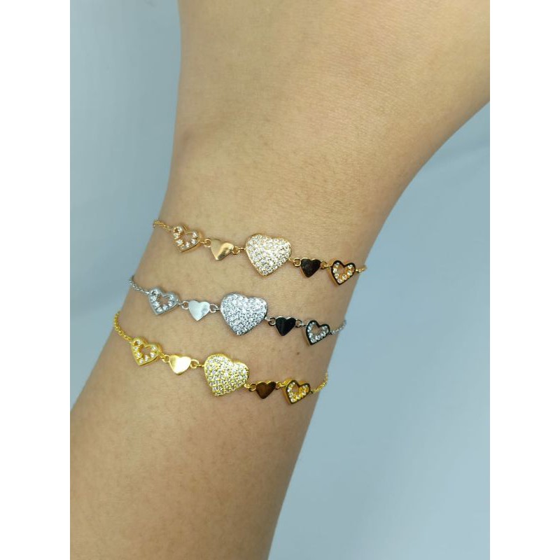 gelang tangan koye love corr full mp perak925