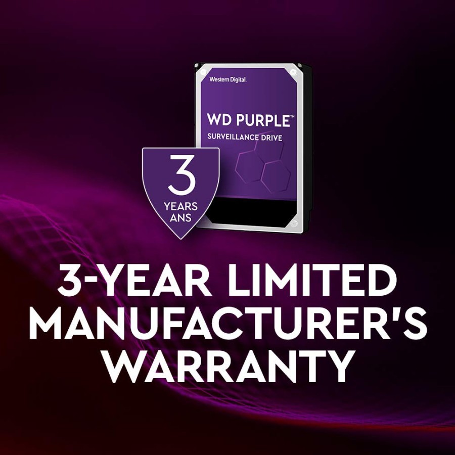 HARDDISK WD Purple 2TB khusus CCTV HDD GARANSI RESMI | WD20PURZ