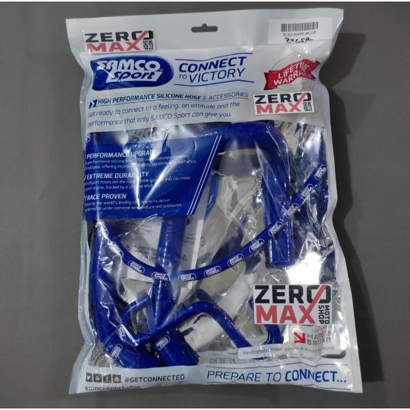 Selang Radiator SAMCO SPORT Original UK Kawasaki ZX25R ZX-25R Blue