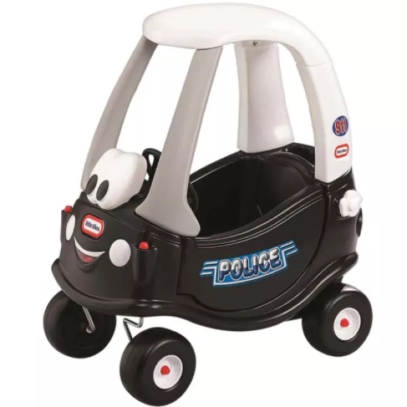 Jual preloved little tikes police car 
